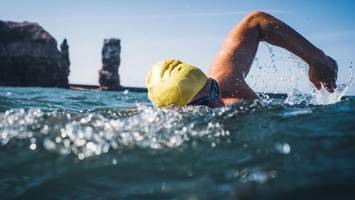 Helgoland: Extremschwimmer will Insel umrunden – als erster Mann der Welt