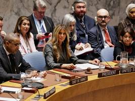 usa: premiere im un-sicherheitsrat: melania trump leitet sitzung