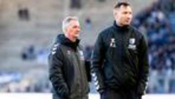 2. Fußball-Bundesliga: Trotz Abstiegsangst: 1. FC Magdeburg hält an Trainerduo fest