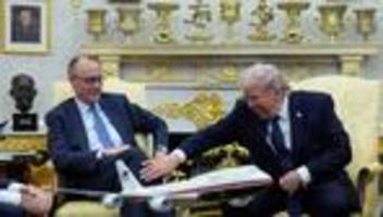 US-Besuch: Merz: Trump will an US-Präsenz in Deutschland festhalten