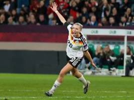 Tor-Party gegen Slowenien: DFB-Frauen feuern Ausrufezeichen bei Start in WM-Mission raus