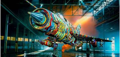 »ich wünschte, es gäbe keine waffen«: dieser mann macht kriegsgerät zu kunst