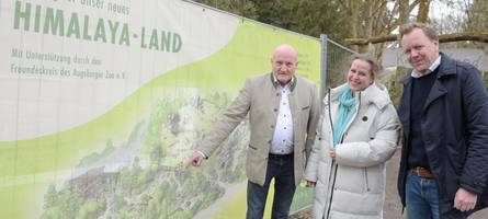 Die Roman Mayer Logistik Group spendet für die Himalaya-Anlage im Zoo