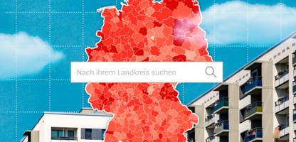 immobilien: interaktive karte - so stark steigen die mieten in ihrer region