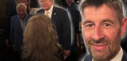 Donald Trump führt Iran-Krieg, während nebenan seine Clubmitglieder speisen