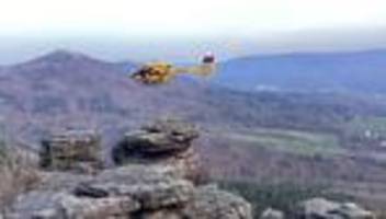 Bei Baden-Baden: Kletterer stürzt ab – Rettung per Hubschrauber