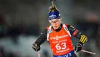 Erstes Rennen nach Olympia: Biathletin Fichtner überraschend Weltcup-Fünfte