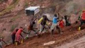 demokratische republik kongo: behörden im kongo melden 200 tote durch einsturz einer coltanmine