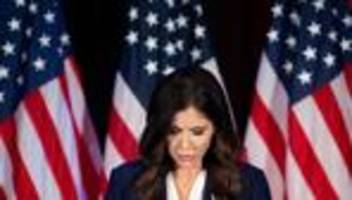 trump entlässt kristi noem: zu viel des dramas