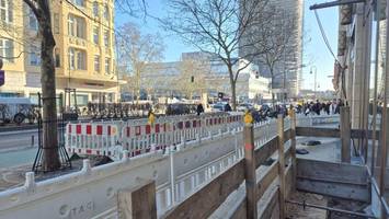 War ein Tier schuld am Einsturz der Kehrmaschine in der Schloßstraße?