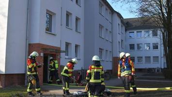 Feuer wütet in Wohnung: Mann und Katze in letzter Sekunde gerettet