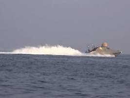 erinnerung an 1987: revolutionsgarden warten auf us-streitkräfte in straße von hormus