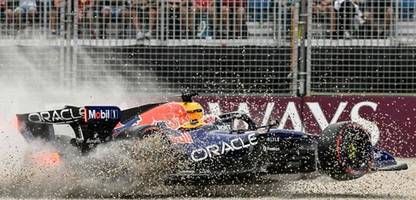 formel 1 in australien: verstappen landet im qualifying im kies - fahrer schimpfen über die neuen autos