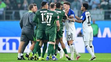 Rudelbildung, Pyro, Rote Karte: Was beim HSV nach dem Abpfiff passierte