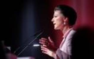 bsw: sahra wagenknecht wirbt für regierungsbeteiligung der afd