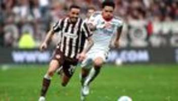 Bundesliga, 25. Spieltag – Sonntag: St. Pauli und Eintracht Frankfurt trennen sich unentschieden