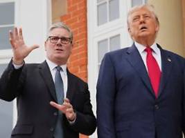 werden uns daran erinnern: trump an starmer: brauchen eure flugzeugträger nicht mehr