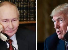 us-präsident greift zum telefon: trump spricht mit putin über den iran und die ukraine