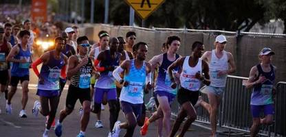 drama beim los angeles marathon: ein motorrad und ein sieger aus dem nichts