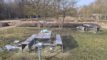 „Dort haben Idioten gewütet!“: Müll-Ärger im Stadtpark Norderstedt