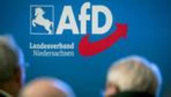 afd: niedersachsen behandelt afd vorerst wieder als verdachtsobjekt