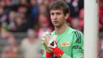 Fußball-Bundesliga: Union-Torwart Rönnow muss nach Verletzung Training abbrechen