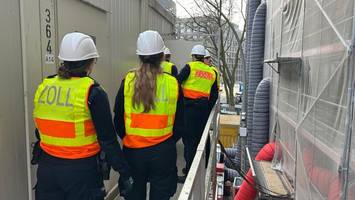 großbaustellen: zoll deckt schwarzarbeit und illegale beschäftigung auf