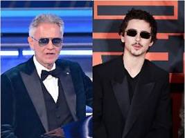 Ein empfindsamer Künstler: Andrea Bocelli reagiert auf Timothée Chalamets Diss