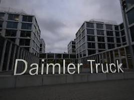 probleme bei dax-konzern: gewinn bei daimler truck bricht um 34 prozent ein