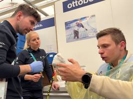 Werkstatt in Cortina: Wo der Paralympicssieger im Plastiksack steckt