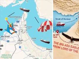 Alle Alternativen undenkbar?: Bei der Straße von Hormus hilft nur noch Galgenhumor