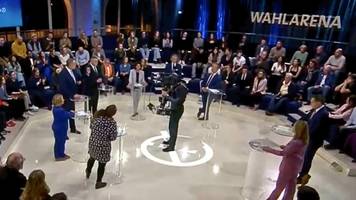 streit in wahlarena eskaliert: sie sollten sich schämen