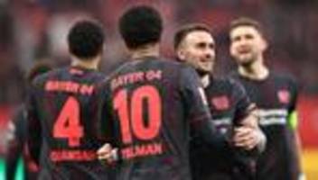 Bundesliga, 26. Spieltag – Samstag: Bayern erkämpft Punkt in Leverkusen, Wolfsburg erzielt Teilerfolg