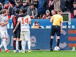 gleich drei tore aberkannt: neun bayern retten einen punkt in leverkusen