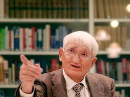 Jürgen Habermas: Er hat das Land zum Denken und Debattieren angestiftet