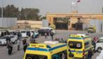 Gazastreifen: Israel: Rafah-Übergang von Gaza nach Ägypten wird geöffnet