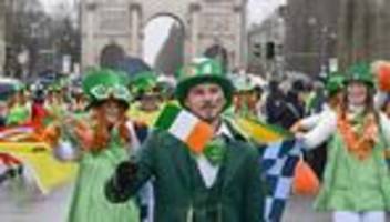 jubiläum: 30 jahre st. patrick's day in münchen - parade am sonntag