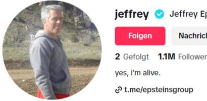 unbekannter gibt sich als epstein aus und teilt insel-videos
