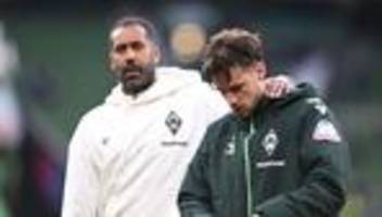 Fußball-Bundesliga: Werder-Frust nach Rückschlag - Thioune: Wähnte uns weiter