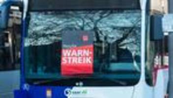 Tarifverhandlungen Nahverkehr: Verdi korrigiert: kein ÖPNV-Warnstreikaufruf in zwei Ländern