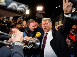 Wahl beim FC Barcelona: Laporta siegt mit Gitarren und Trompeten