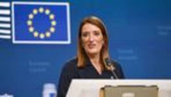 Handel: Metsola sieht Weg für Umsetzung des EU-US-Handelsdeals frei