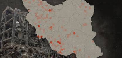 iran-krieg: so zerbombt ist iran