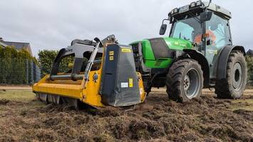 Nach nächtlichem Besuch durch Wildschweine: Das war mal ein Spielplatz!