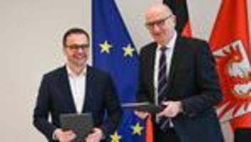 Koalition: Neue Regierung in Brandenburg startet