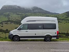 Autotest in Andalusien: Camper im Schlamm
