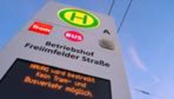 Tarifstreit: Warnstreik legt Nahverkehr in Sachsen-Anhalt lahm