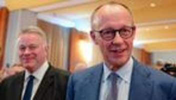 Landtagswahl Rheinland-Pfalz: Schnieder glaubt an Wahlsieg - Merz bei CDU-Wahlkampffinale