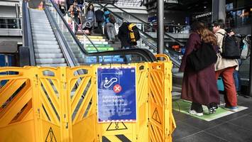 Rolltreppen am Hauptbahnhof: Bahn meldet Fortschritt, doch es gibt ein Aber
