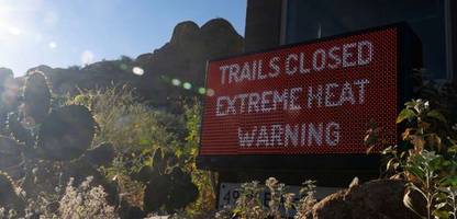 usa unter »hitzekuppel«: 43,3 grad gemessen - am kalendarisch letzten wintertag